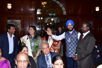 Honoured to accept invite for hi Tea with H.E.Yashwardhan Kumar Sinha, High Commissioner of India