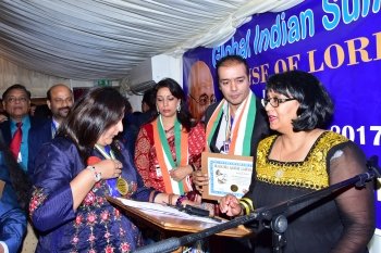 Honoured with Mahatma Gandhi Samman 2017 at House of Lords in London