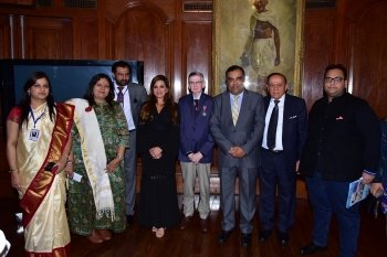 Honoured to accept invite for hi Tea with H.E.Yashwardhan Kumar Sinha, High Commissioner of India