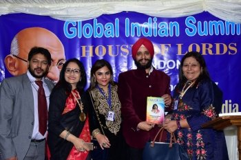 Honoured with Mahatma Gandhi Samman 2017 at House of Lords in London