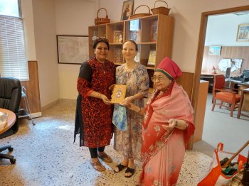 Great Meet with Dr.Ellena, Director Russian center